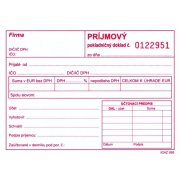 Príjmový pokl.doklad A6 s DPH číslov.samoprepis