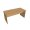 Rokovací stôl Gate, 160x75,5x80 cm, dub/dub
