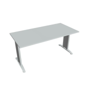Rokovací stôl Flex, 160x75,5x80 cm, sivý/kov