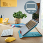 Stojan pod notebook Leitz Cosy kľudný modrý