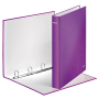 Zakladač 4-krúžkový Leitz WOW celoplastový 4cm purpurový