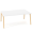 Pracovné stoly Bench ALFA ROOT 180x160cm, biely