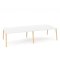 Pracovné stoly Bench ALFA ROOT 320x160cm, biely