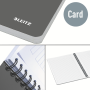 Blok Leitz Office Card A5 90 listov linajkový červený