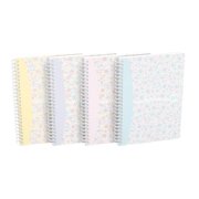 Blok Oxford Floral, A5, 60 listov, linajkový, mix farieb