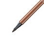 Popisovač STABILO Pen 68 červená hlinka