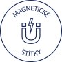 Magnetické popisovacie štítky Avery 78mm x 28m