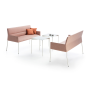 Kreslo Chic celočalúnené, látka Velvet Eucalyptus 193