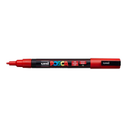 Popisovač uni POSCA PC-3M červený