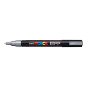 Popisovač uni POSCA PC-3M strieborný