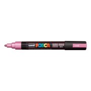 Popisovač uni POSCA PC-5M metalicky ružový