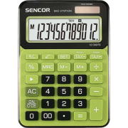 Kalkulačka Sencor SEC 372T/BU zelená