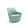 Kreslo Chic celočalúnené, látka Velvet Eucalyptus 193