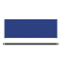 Paraván na plochu stola Akustik, 140 cm, modrý