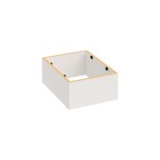 Sokel pod kontajner Hobis, biely/biely
