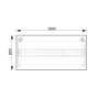 Pracovný stôl RUN, ZO, 3S, 160x64,5-130,5x80 cm, buk/sivá