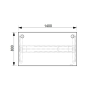 Pracovný stôl Motion, ZO, 2S, 140x70,5-120,5x80 cm, jelša/sivá