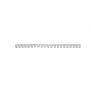 Drôtové hrebene GBC Multibind 21kr. 12mm čierne