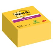 Bloček kocka Post-it Super Sticky 76x76mm žltá 350l